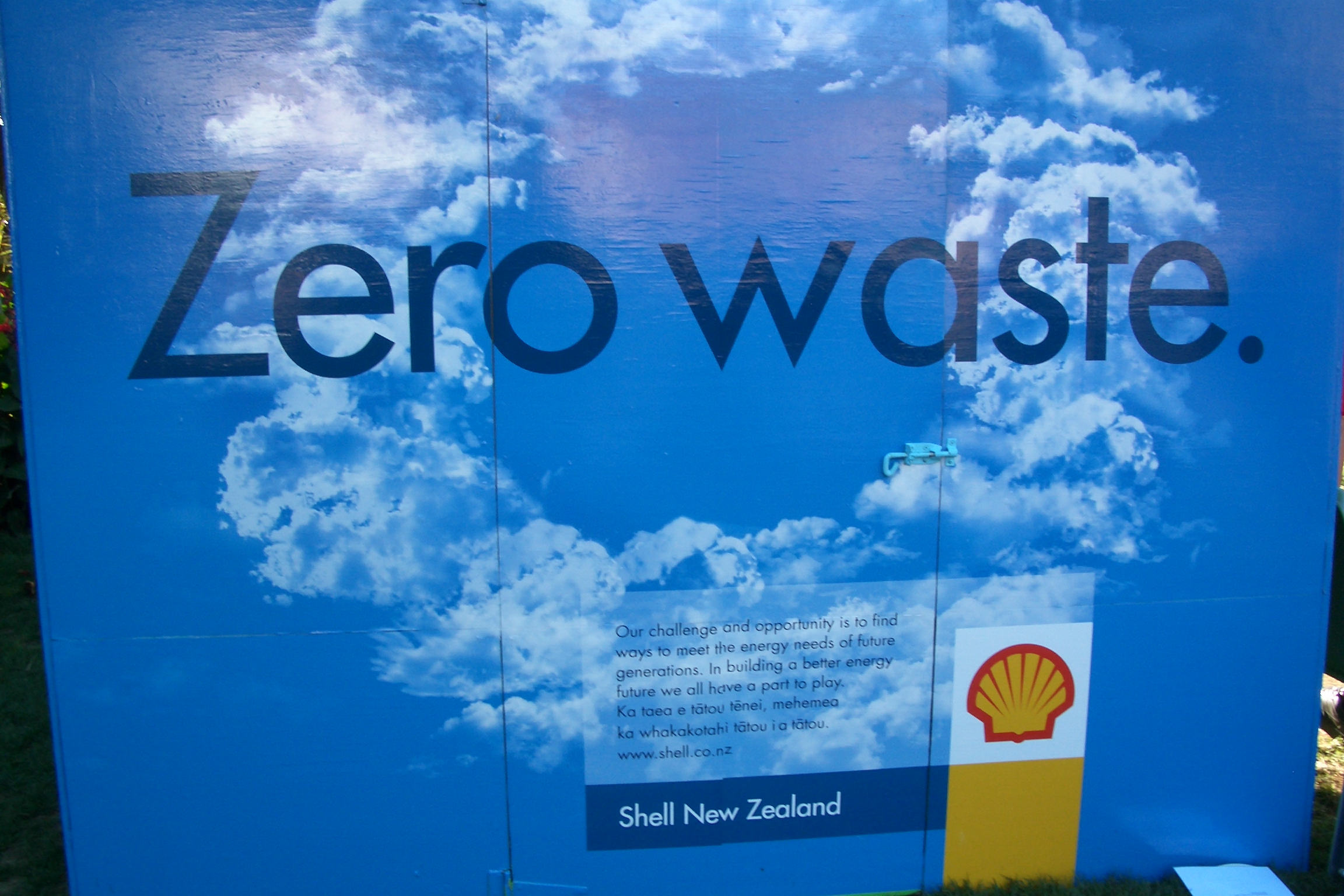 Shell sponsor Zero waste at Womad