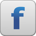 Image of Facebook logo button