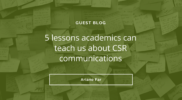 5 lessons academics can teach us about CSR communications
