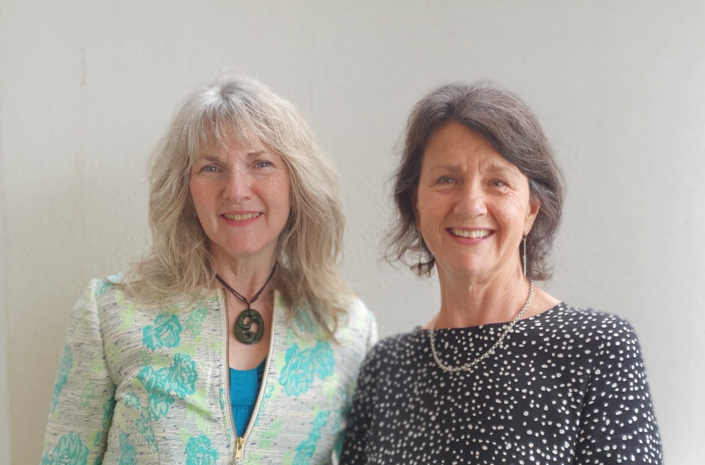 Jo Patterson and Kath Dewar GoodSense Oct 2024 Kath Dewar and Jo Patterson GoodSense Directors shown smiling to camera